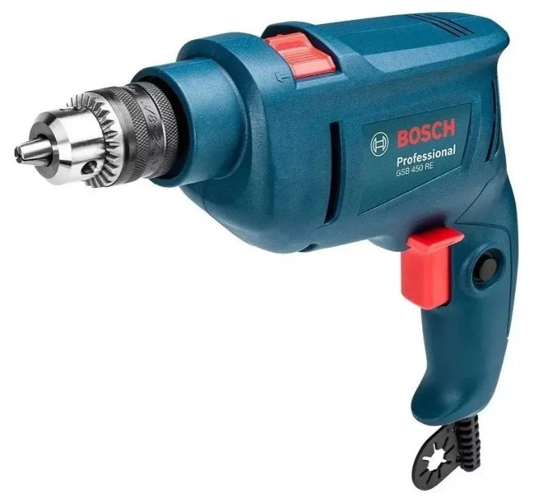 Taladro Percutor Atornillador Bosch GSB450RE 450W 10mm